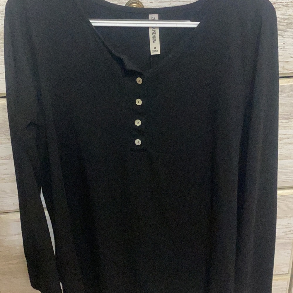 Black boutique tunic